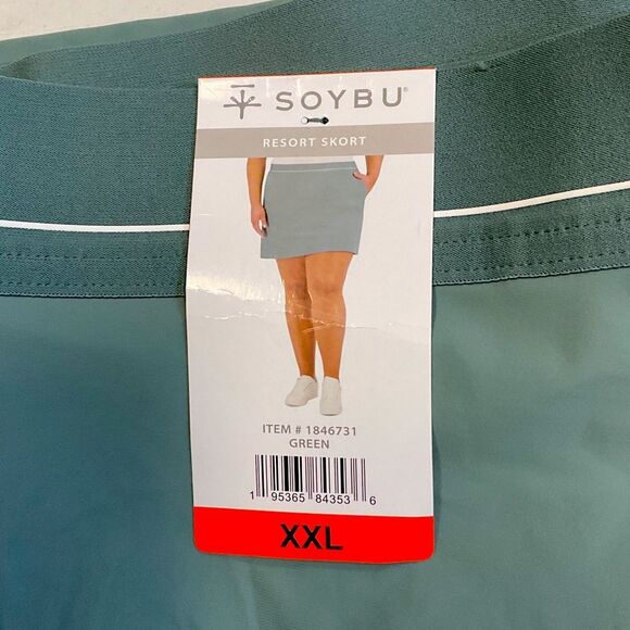 Soybu Teal Resort Skort - Picture 2 of 3